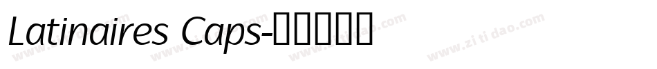 Latinaires Caps字体转换